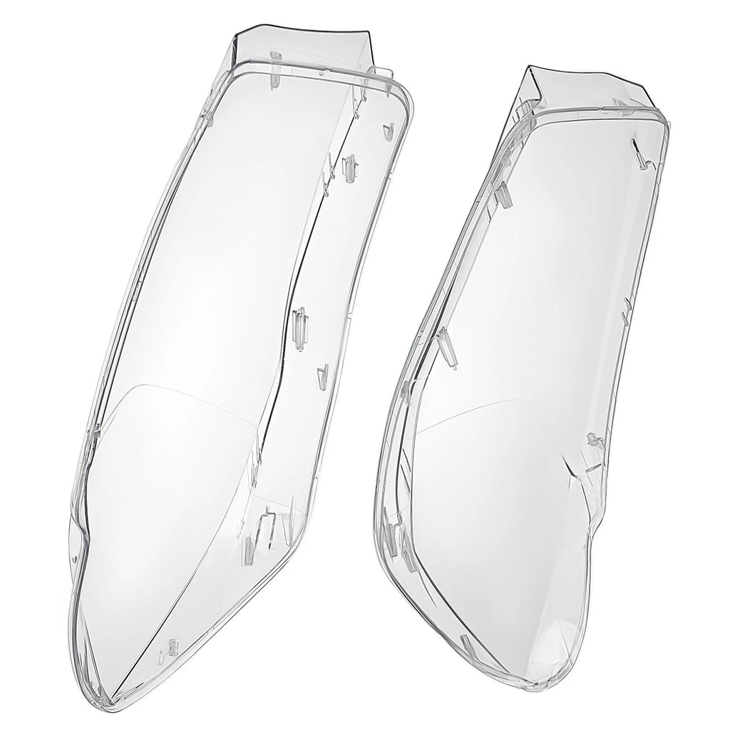 Headlight Lens Cover for BMW X5 X6 (2014-2018) Clear Front L&R
