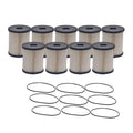 Set of 9 Engine Oil Filters for Dodge Ford Hino Peterbilt Thomas L6