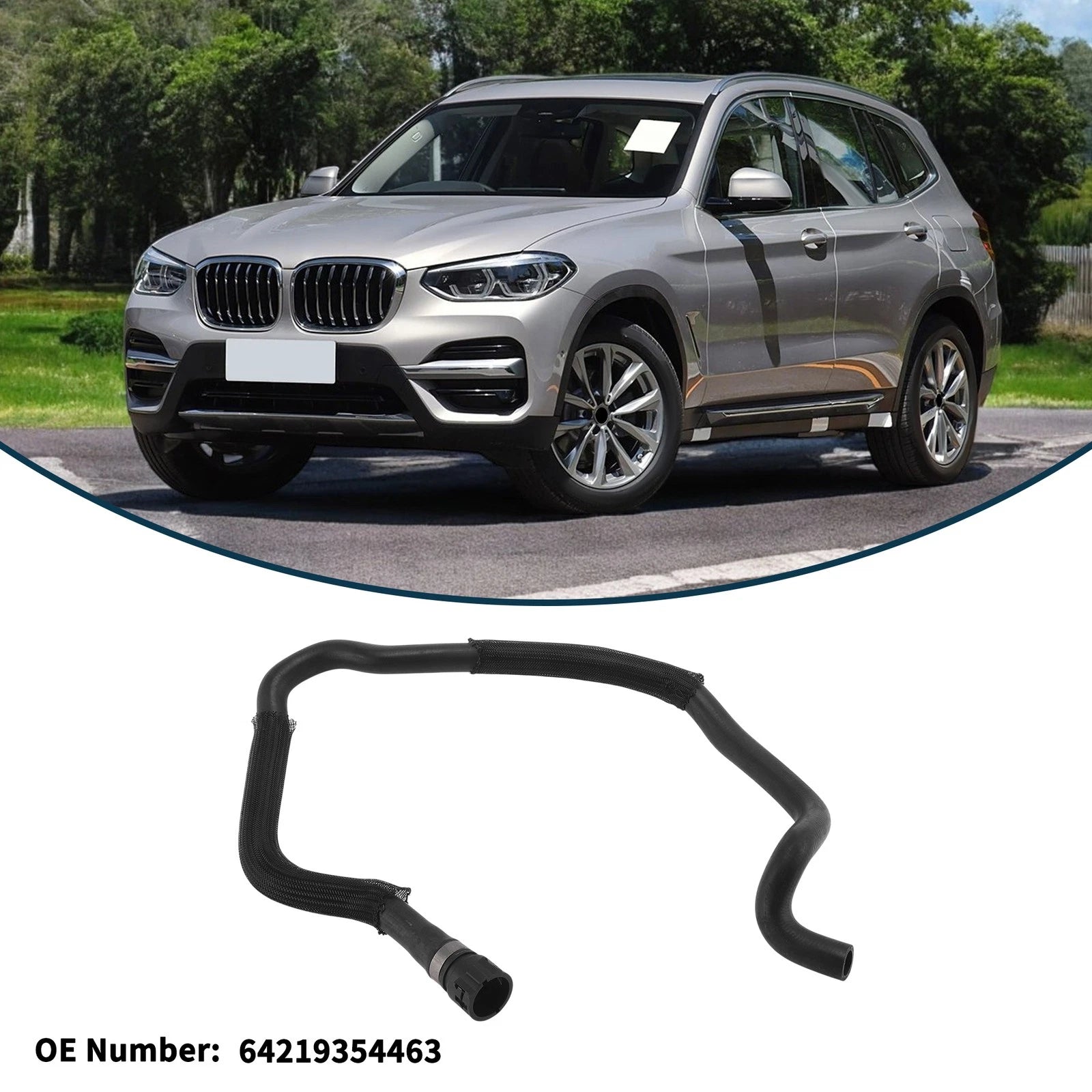 Radiator Hose No. 64219354463 for BMW X3 (2017)