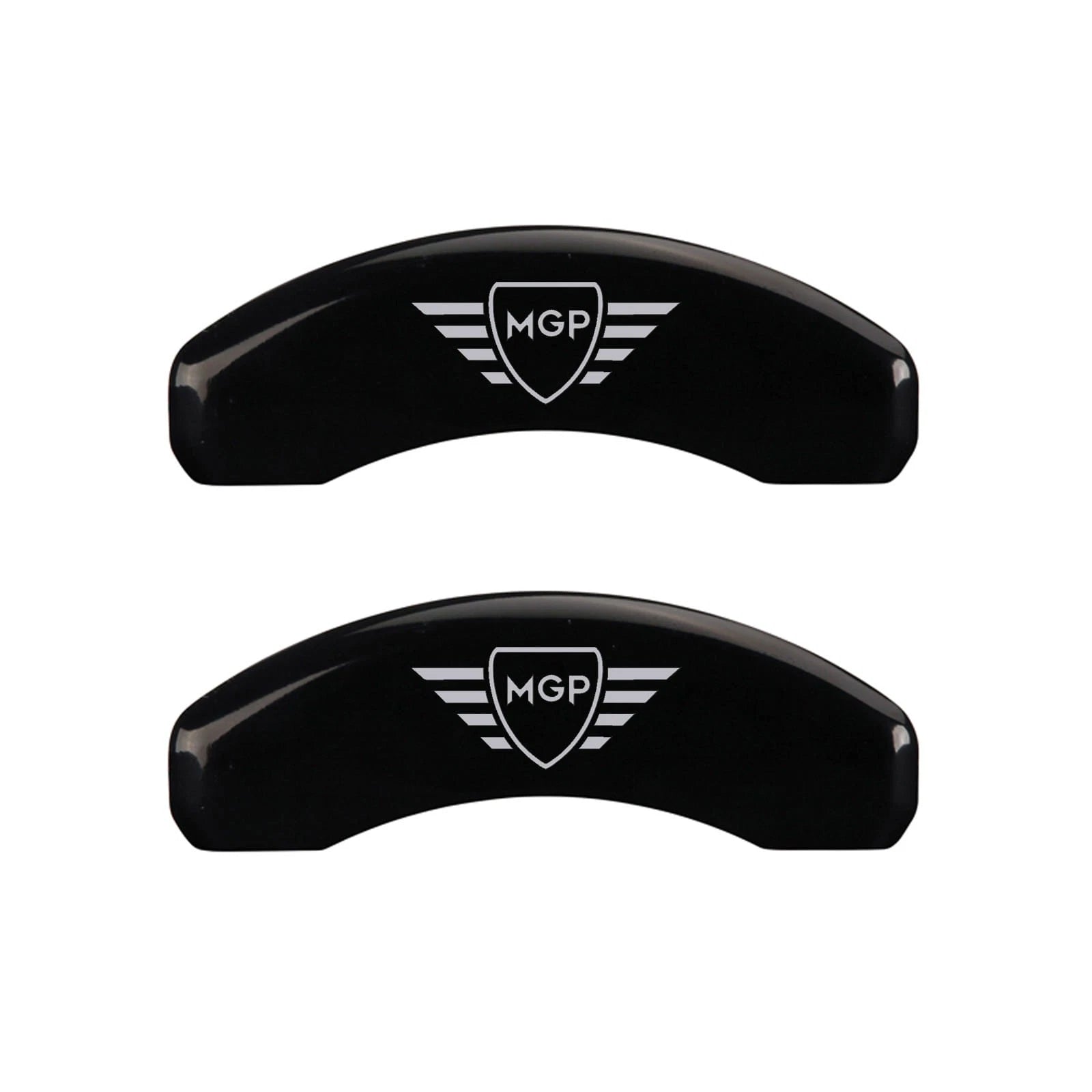 Set of 4 Black Caliper Covers MGP Logo for Ford Edge (2011–2014)