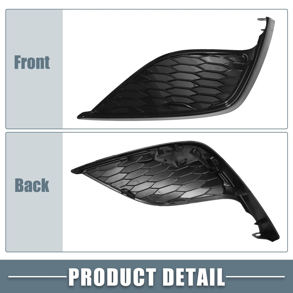 Fog Light Grille Cover Trim for Toyota Camry SE XSE (2018–2023) Black