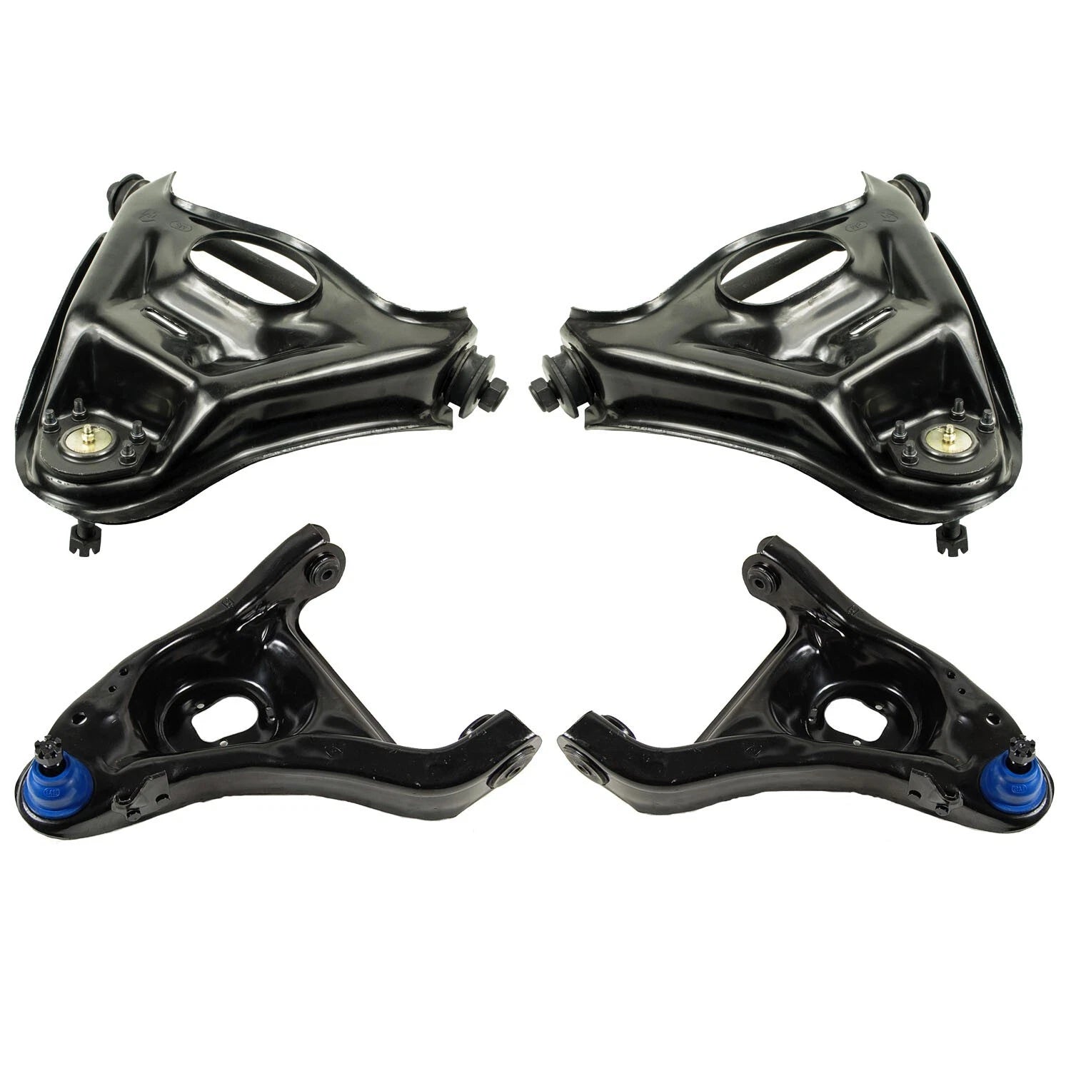 Mevotech Front Upper Lower Suspension Control Arm Kit for Chevy Astro GMC Safari (1995–2005)