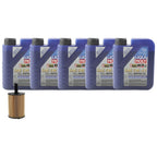 5L Liqui Moly Leichtlauf High Tech 5W40 Engine Oil Change Kit for A3 Jetta (2010–2016)