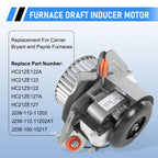 Inducer Blower Motor for JAKEL HC21ZE122A (Year Range Not Specified)