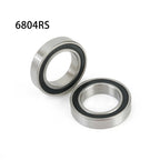 Set of 2 Bike Bearings 20x32x7mm Black Silver Steel