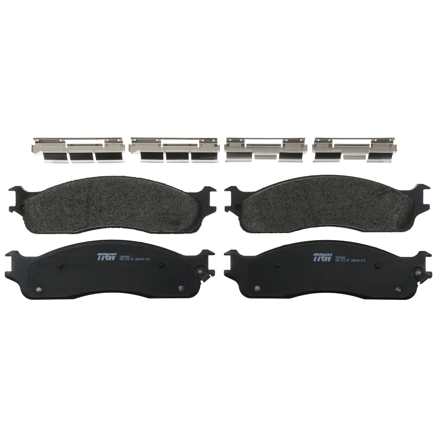 Set of 4 Disc Brake Pads for Dodge Ram 2500 (2003–2008)