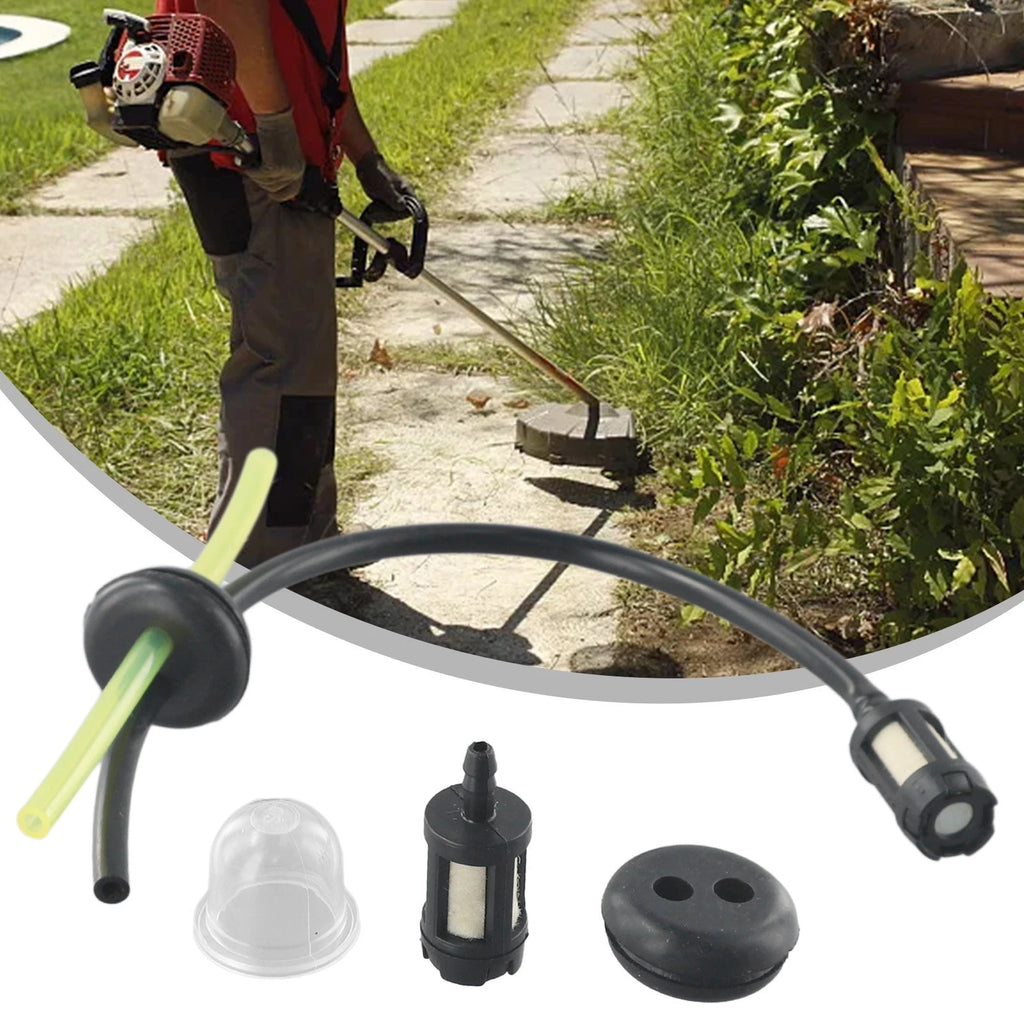2 Piece Fuel Hose Pipe Filter and Grommet Kit for Hedge Cutters and Chainsaws