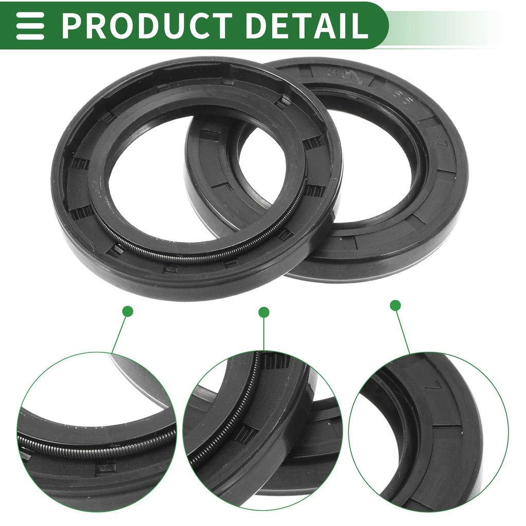 Set of 5 Oil Seal Rotary Shaft Seal NBR Rubber 35x55x7mm