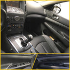 Set of Carbon Fiber Interior Trim Covers for Infiniti G37 Sedan (2010–2013)