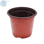 Set of 100 Plastic Round Seedling Pots for Garden Planting