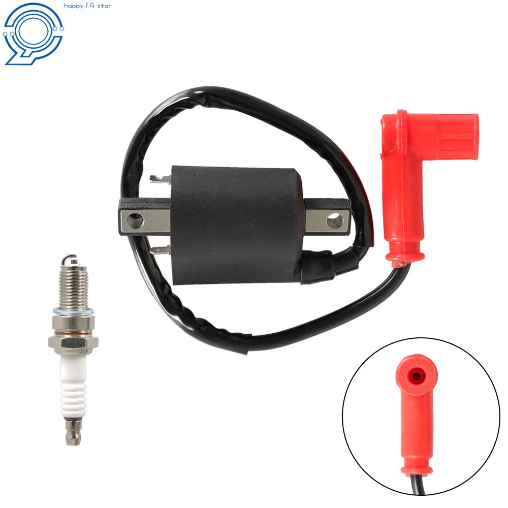 Ignition Coil & Spark Plug for Yamaha Golf Cart G9 (1991–1995)