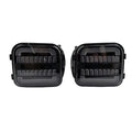 2X LED Sequential Clear Front Corner Turn Signal Lights for Hummer H3 (2006–2010)