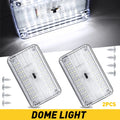 Set of 2 LED Car Interior Dome Lights for Universal Fit (12V)