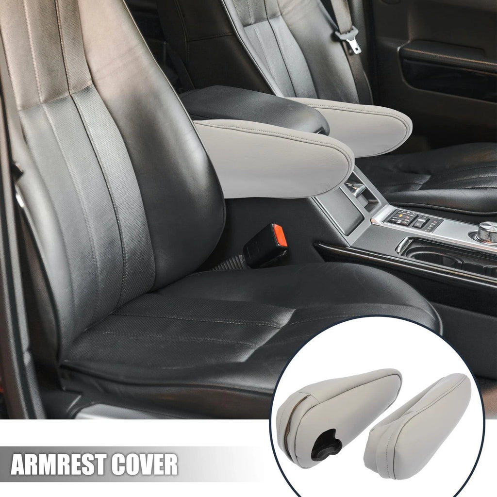 Pair Microfiber Leather Car Seat Armrest Covers for Toyota Sienna (2011–2018)
