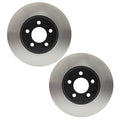 Set of 2 Rear Vented Disc Brake Rotors 320mm for Dodge Challenger