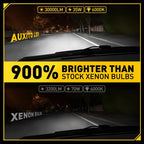 AUXITO D5S HID LED Headlight Bulbs for Chevy Silverado 1500 (2016-2018)