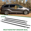 Set of 4 Weatherstrip Window Seal No.68160AE010 for Toyota Sienna (2003–2010)