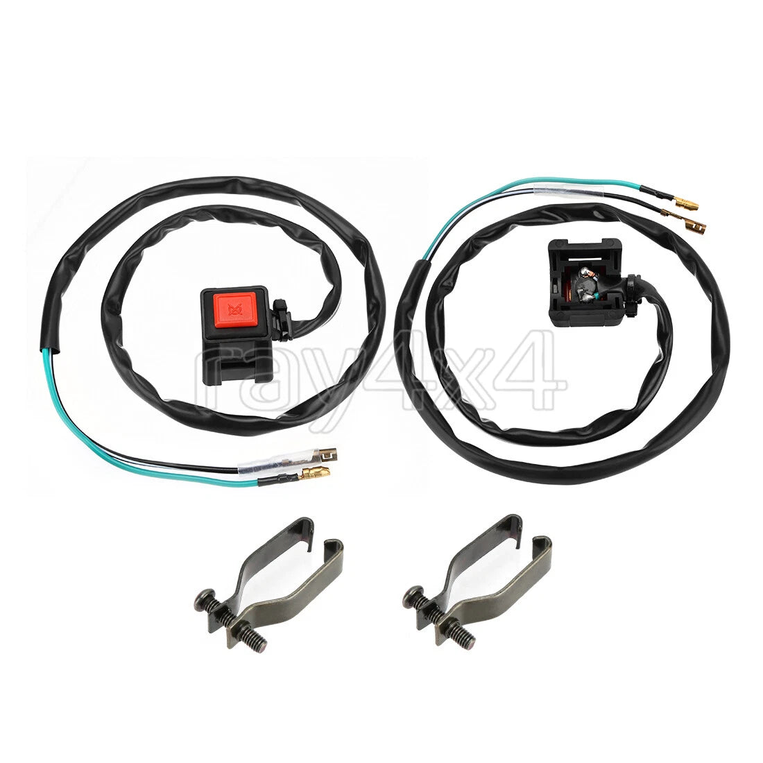 2 Kill Stop Switch for Yamaha YZ60 YZ80 YZ85 YZ100 YZ125 YZ250 YZ400 YZ426 YZ465 YZ490 (1977–2004)