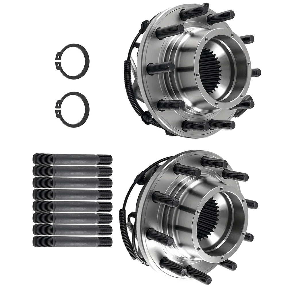 Front Wheel Hub Assembly Pair for Ford F-450/F-550 Super Duty (2017–2019)