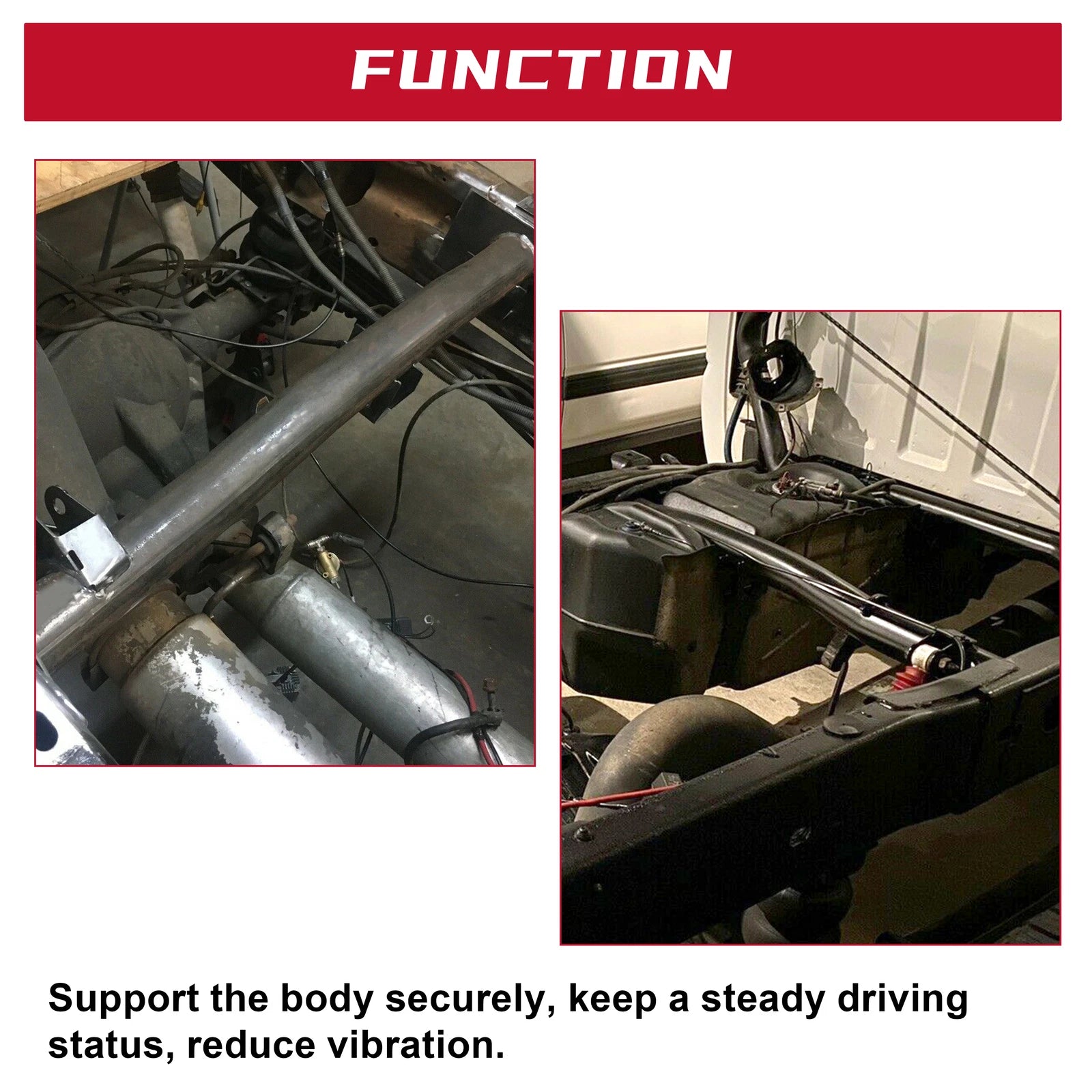 Rear Tank Support Bar Crossmember for Chevy Silverado/GMC Sierra 1500/2500 (1999-2010)