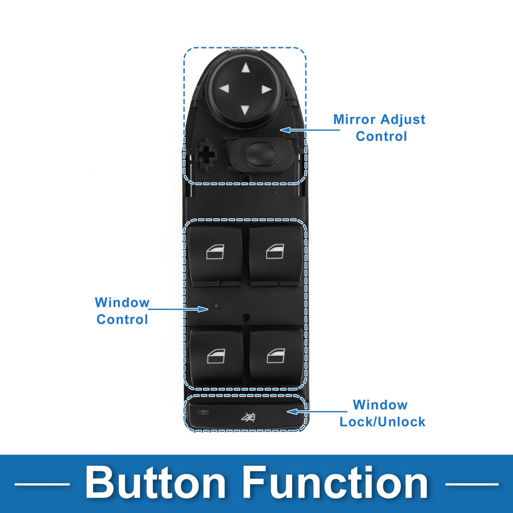 Power Window Switch for BMW 325i (2006) No. 61319217330