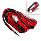 Power Cord for ICOM Mobile Radio (Black/Red)