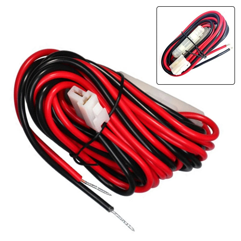 Power Cord for ICOM Mobile Radio (Black/Red)
