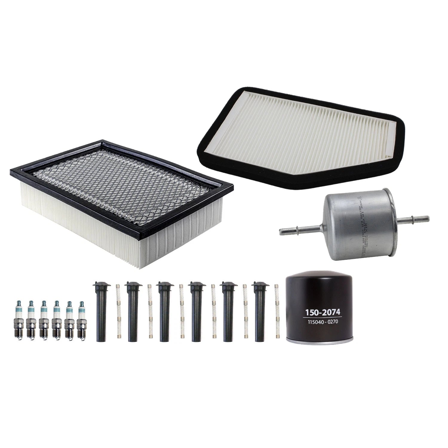 Denso Tune Up Kit 6 Spark Plugs & Boots for Tribute 2001–2008