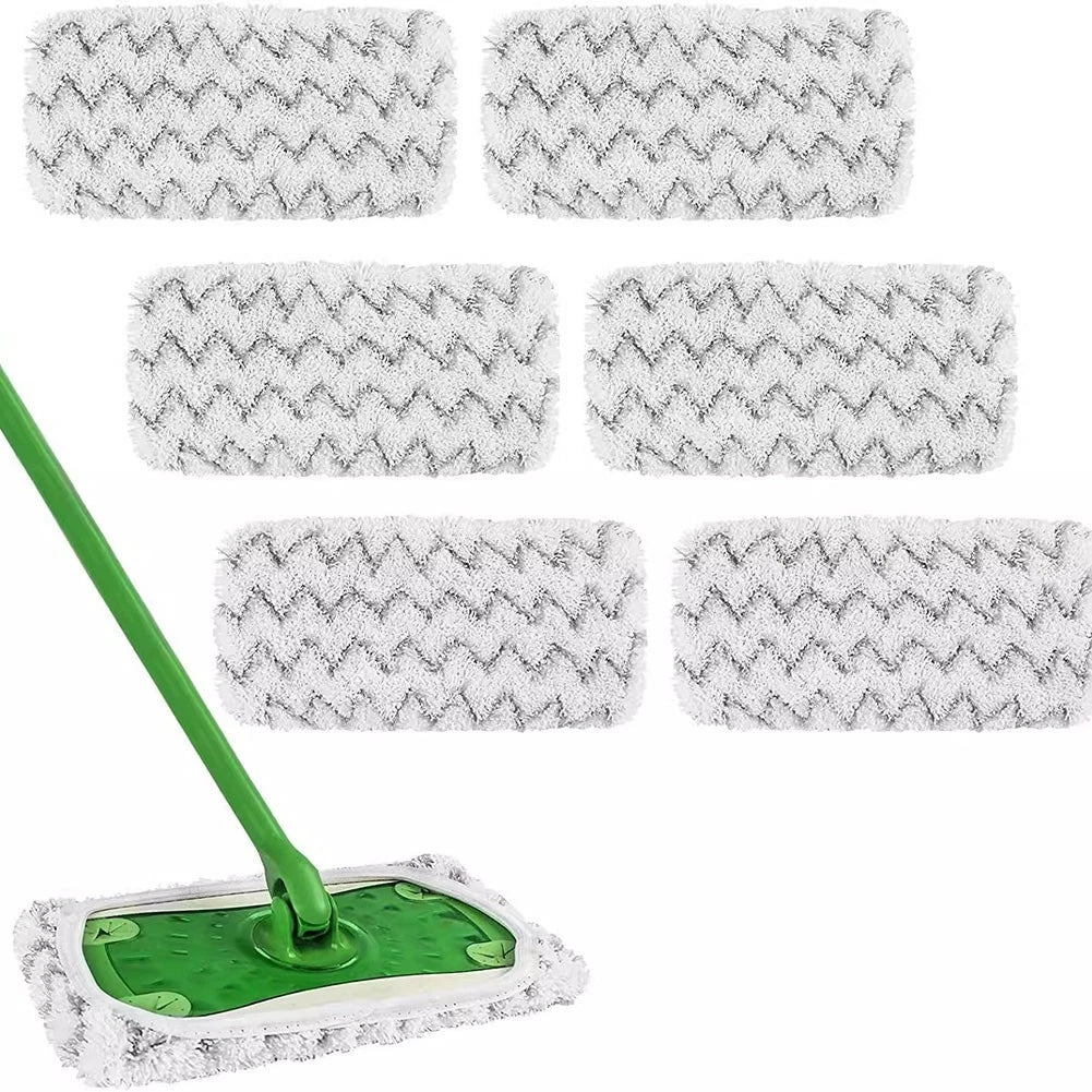 6 Piece Floor Mop Pads for Swiffer PowerMop (Compatible)