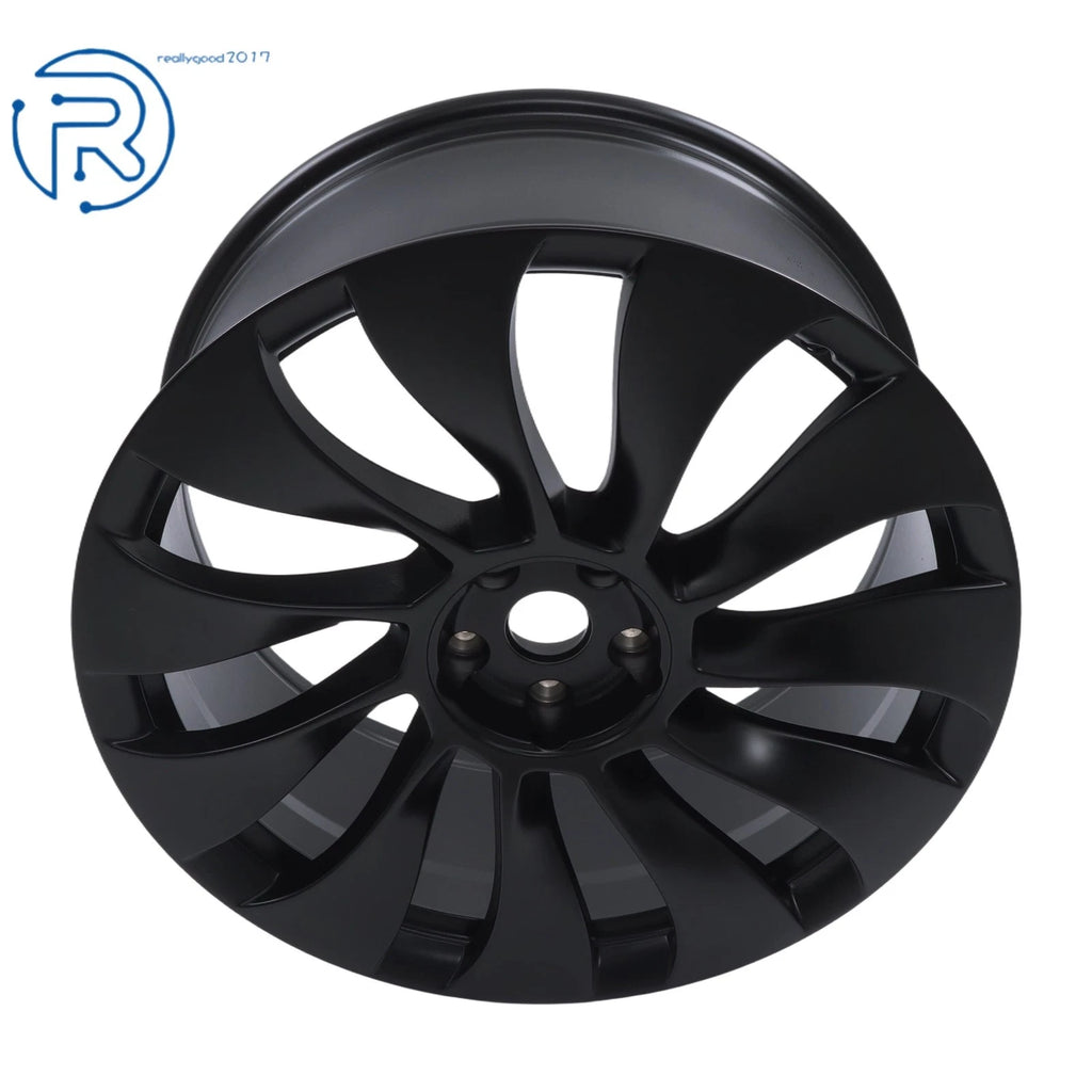 21" x 9.5" Matte Black Wheel Rim for Tesla Model Y (2020-2024)