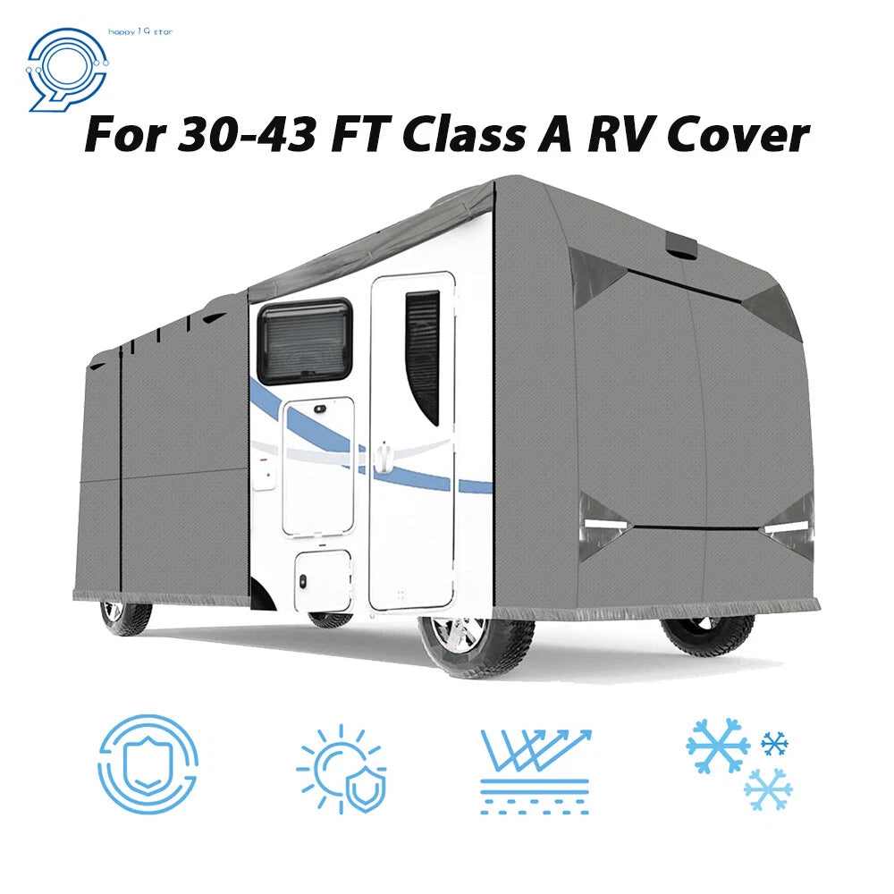RV Cover for Class A Motorhome 30-43 FT (Waterproof)