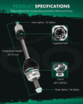 CV Axle Shaft Assembly for Honda Civic 2006–2010 (1.3L Petrol)