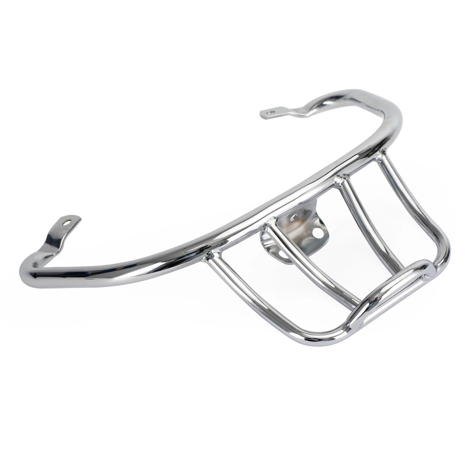 Chrome Sloped Rear Rack Carrier for Vespa Sprint Primavera 50 125 150 (2014–2023)