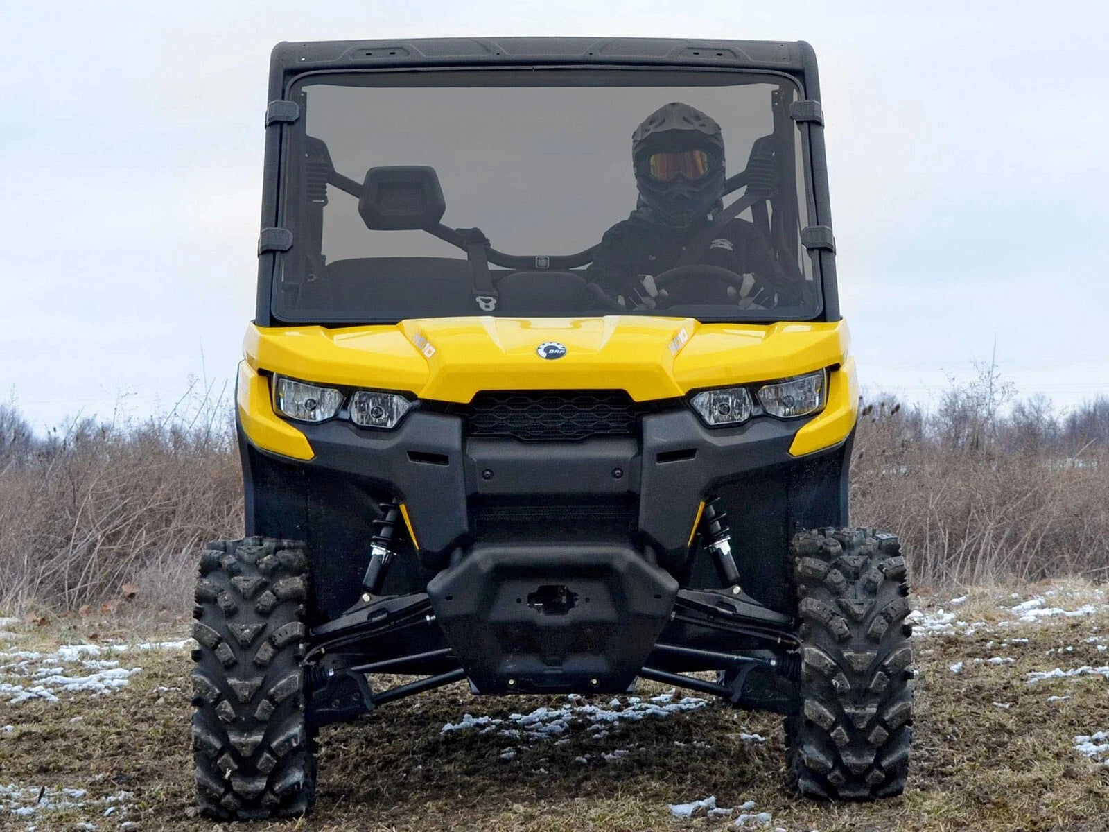 SuperATV Dark Tint Full Windshield for Can-Am Defender (2016–2023)