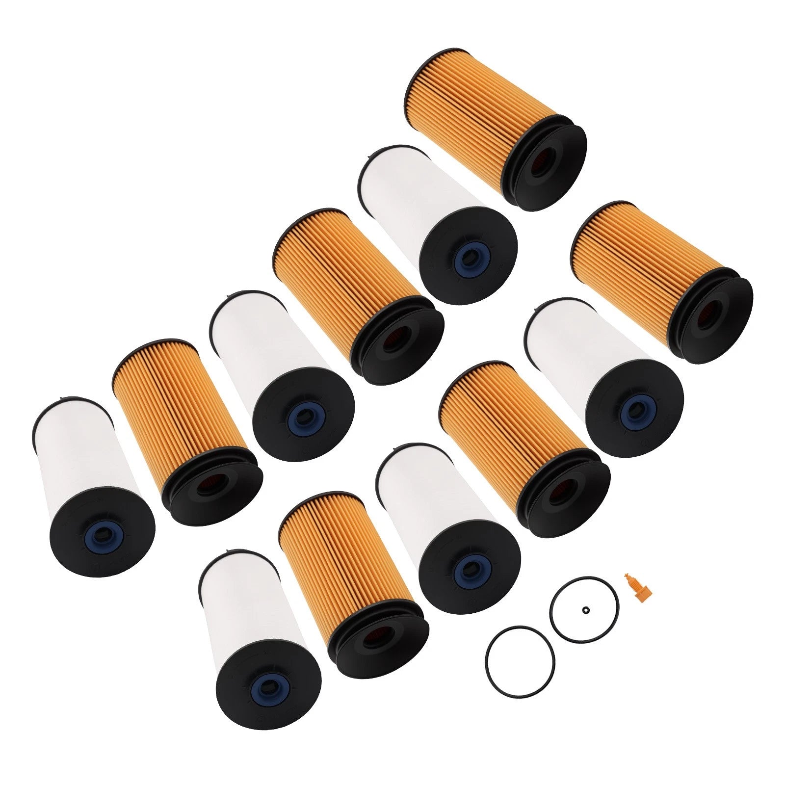 Oil Filter Fuel Filter Kit 6pc for Mitsubishi Fuso Canter (2012-2017)