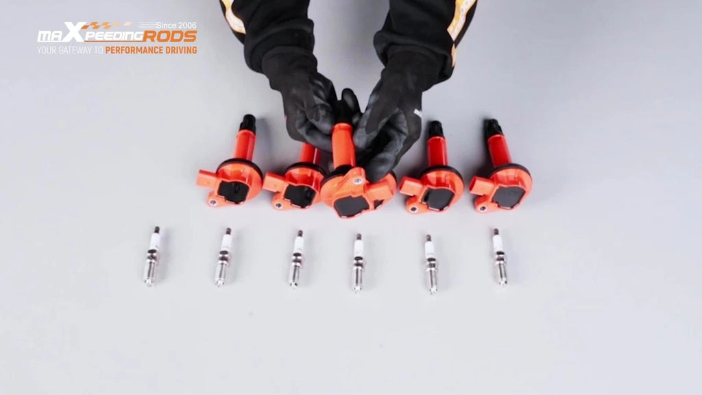 Set of 6 Ignition Coils + 6 Spark Plugs for Mazda CX-9 (2007-2015)