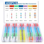 430PCS Waterproof Solder Seal Heat Shrink Wire Connectors Kit for Automotive