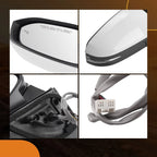 Right Power Heated Mirror for Toyota RAV4 (2013–2014) Signal White 879100R090