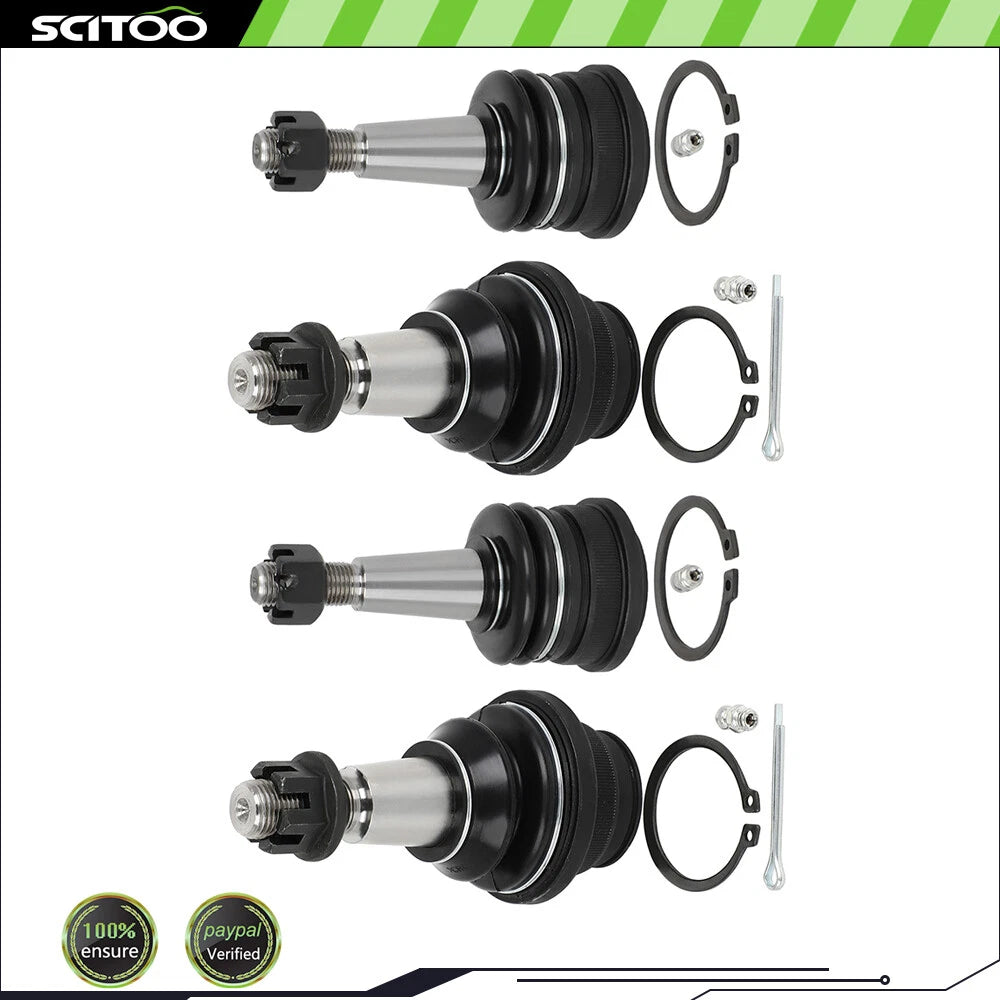 Set of 4 Front Upper and Lower Ball Joints for Cadillac Escalade ESV GMC Yukon XL (2015–2018)