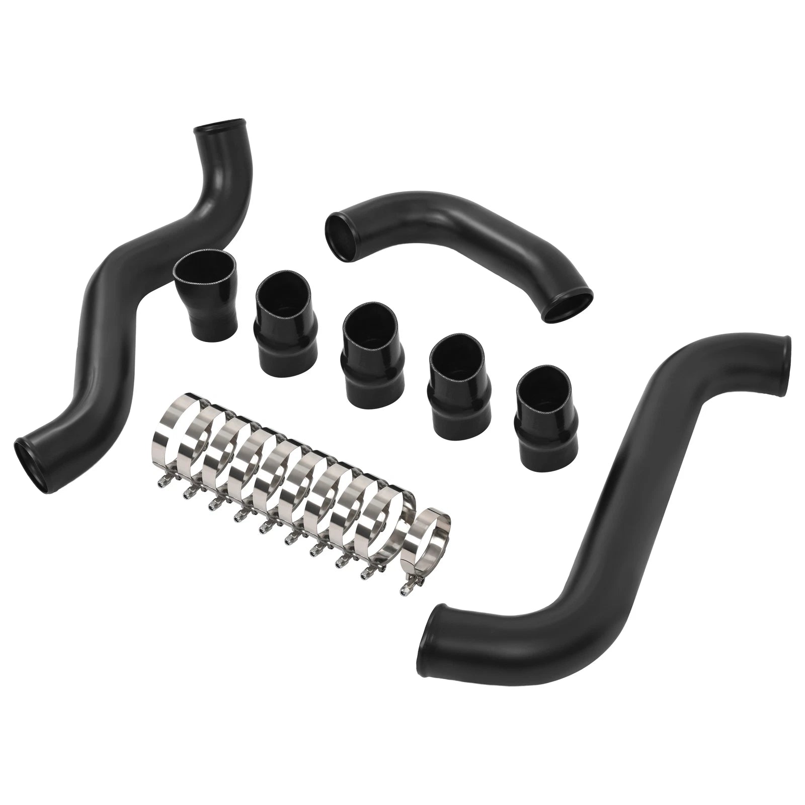 3" Intercooler Black Pipe & Boot Kit for GMC Chevrolet 2011–2016 6.6L Diesel