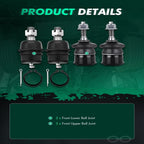 Set of 2 Upper & Lower Front Ball Joints for Ford Explorer (2002–2005)