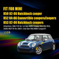 Set of 6 Smoke Lens LED Front Side Marker Lights for Mini Cooper (2002–2008)