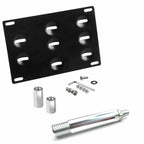 Racing Black License Plate Mounting Bracket for Honda Fit (2015-2021)