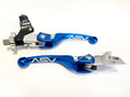 2X Shorty Brake Clutch Perch Levers for Yamaha Grizzly Kodiak 450 (2003–2023)