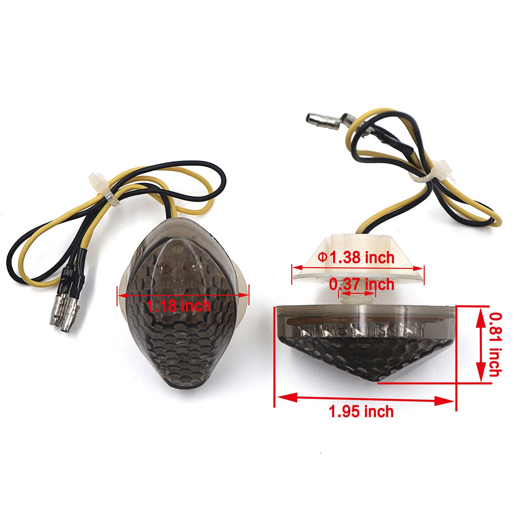 Smoke LED Rear Turn Signal Light for Honda CBR 600RR (2003–2012), CBR 1000RR (2004–2010)