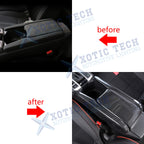 Carbon Fiber Pattern Center Armrest Box Panel Trim for Honda Civic (2016-2021)