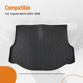 Black Trunk Cargo Liner for Toyota RAV4 (2013–2018) TPE Waterproof