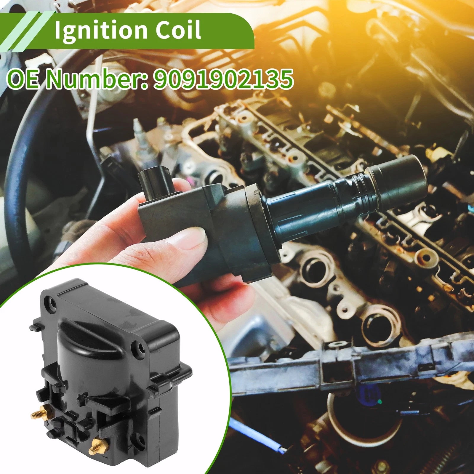 Ignition Coil Pack No. 9091902135 for Toyota Camry (1983–1991)