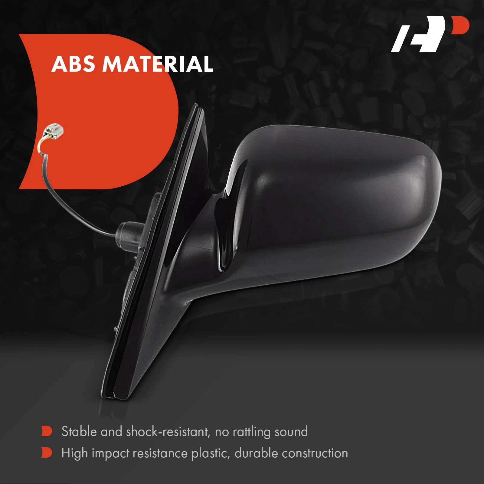 Driver Black Power Adjust Mirror for Honda Accord