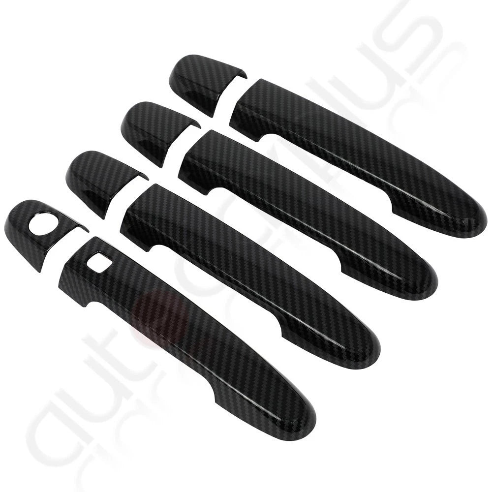 Set of 4 Door Handle Covers for Toyota Matrix (2003–2014) Carbon Fiber